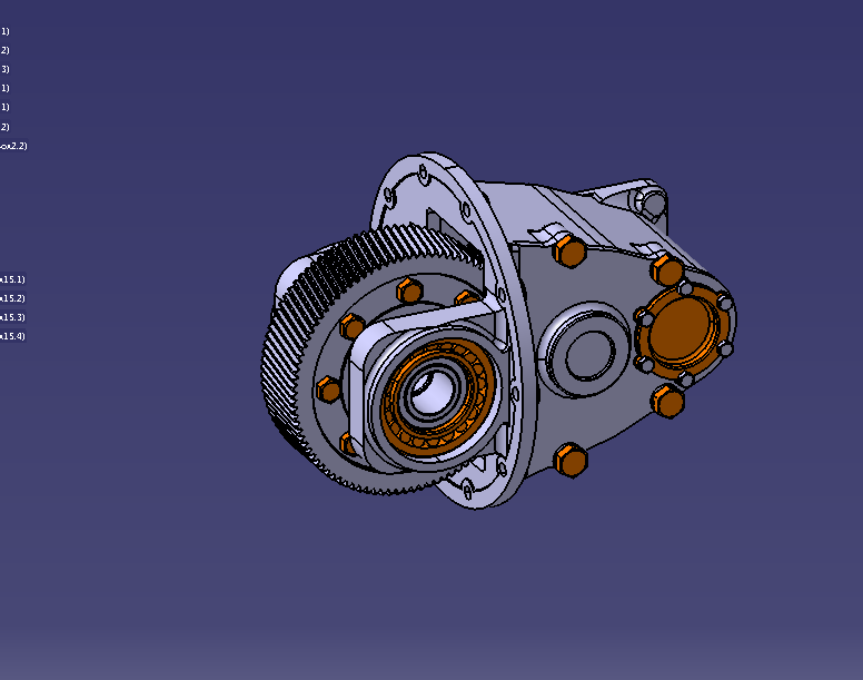 新能源电动车驱动桥设计【三维CATIA+CAD图纸+说明书】